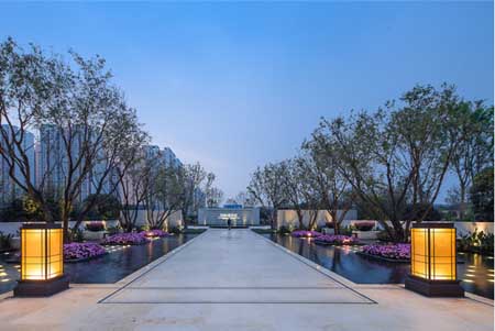 成都融創(chuàng)觀璽臺美式風格住宅景觀